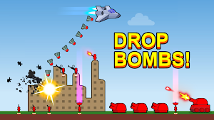 Bomber Plane: 2D Air Strike Screenshot 2