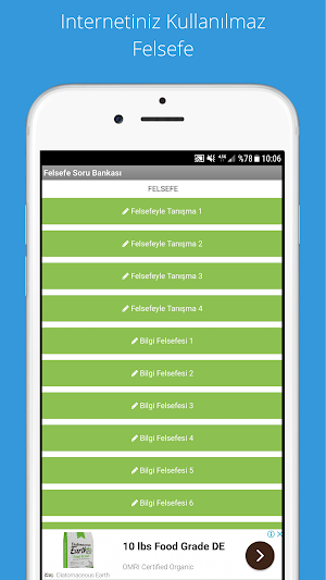 Felsefe Testleri İnternetsiz Screenshot 0