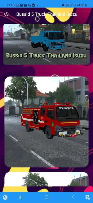 Bussid 5 Truck Thailand Isuzu Screenshot 1