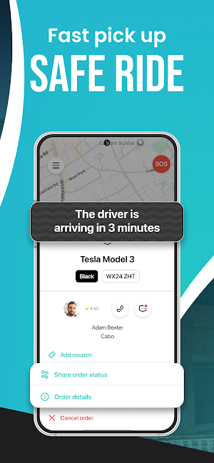 Bristol Taxi UK: Cabo App Screenshot 2