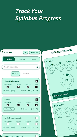 TrackMyNEET-Facts & Flashcards Screenshot 1