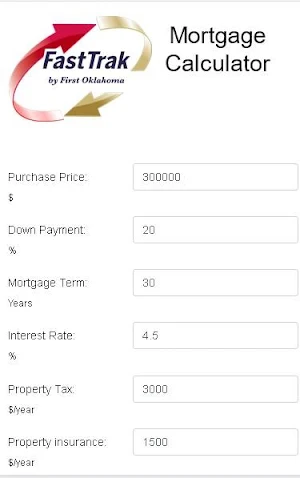 FastTrak Mortgage by First Okl Screenshot 2