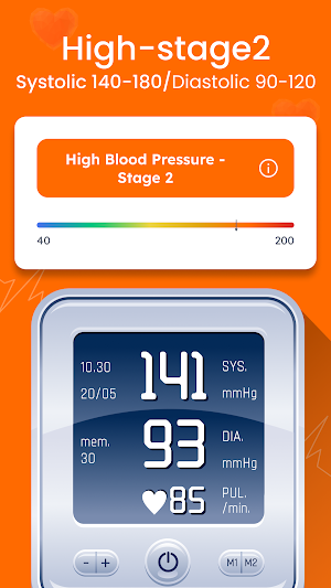Blood Pressure Tracker & Info Screenshot 1