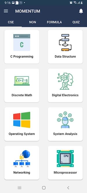 Momentum - e-Learning app Screenshot 1