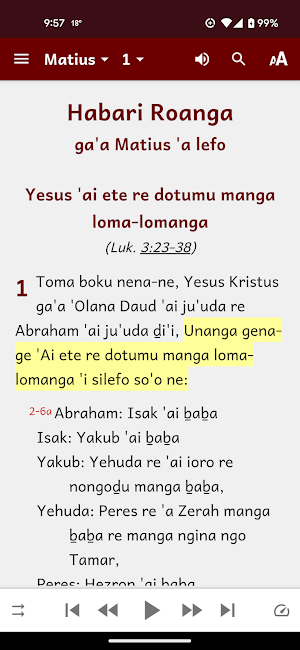 Sahu Bible Screenshot 0