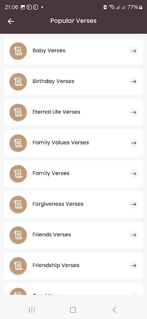 RSV Bible App - Offline Bible Screenshot 2