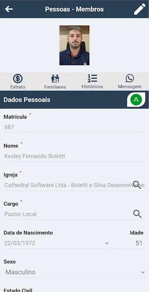 Membros APP Screenshot 3