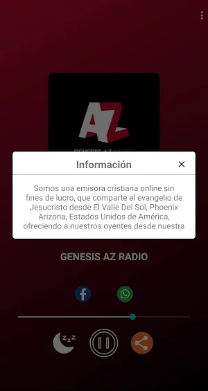 GENESIS AZ RADIO Screenshot 1