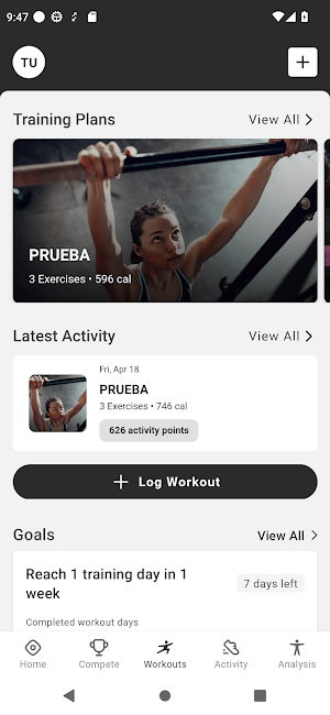 Orión Fitness Screenshot 3