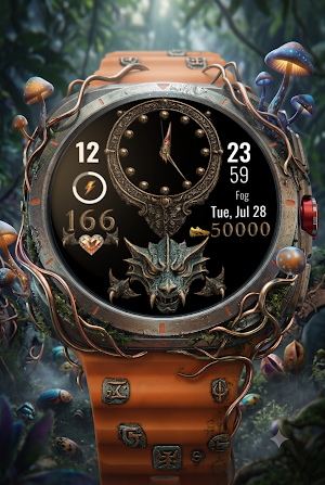 Steampunk Dragon Watch Face Screenshot 2