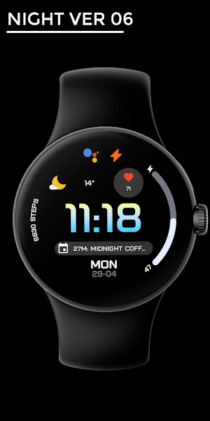 Night ver 06 - watch face Screenshot 0