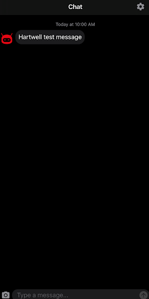 Hartwell Chatbot Screenshot 1