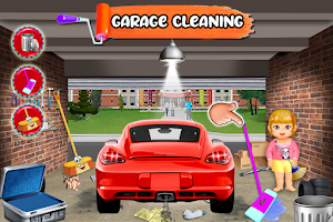 Cute Doll House Cleaning Games Screenshot 3