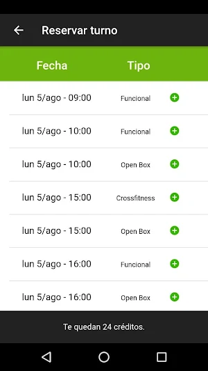 CORPO Fitness BOX Screenshot 2