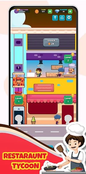 Restaurant Tycoon - Idle Game Screenshot 1