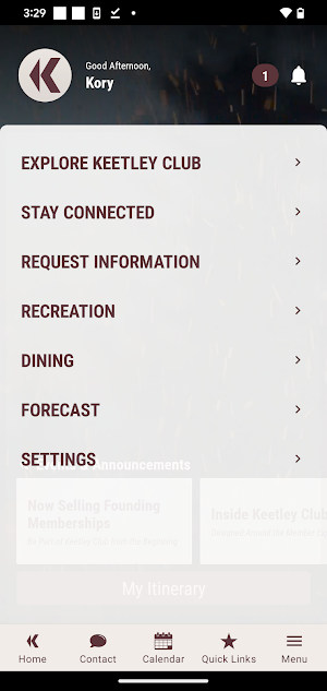 Keetley Club Screenshot 1