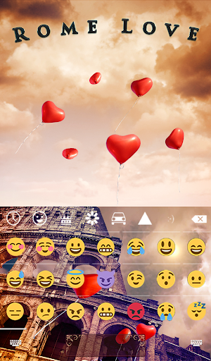 Rome Love Animated Keyboard +  Screenshot 3