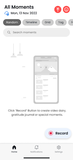 AllMoments-Video Diary & more Screenshot 0
