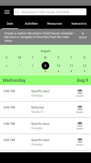 Revolution Field House Screenshot 2