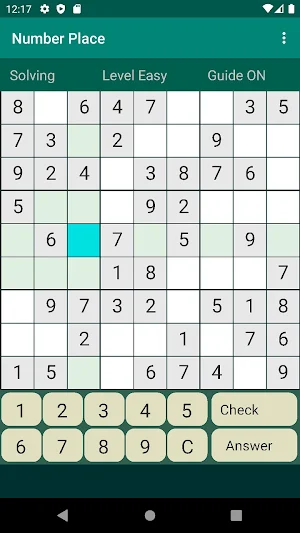 Number Place Screenshot 1