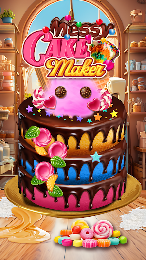 Messy Cake Maker Cooking Games Screenshot 2
