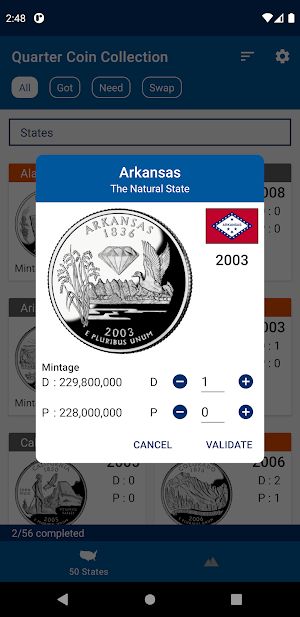 Quarter Coin Collection Screenshot 3