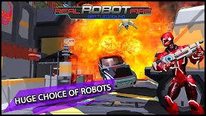 Real Robot Fire Battleground : Free Sci-fi Firing Screenshot 0