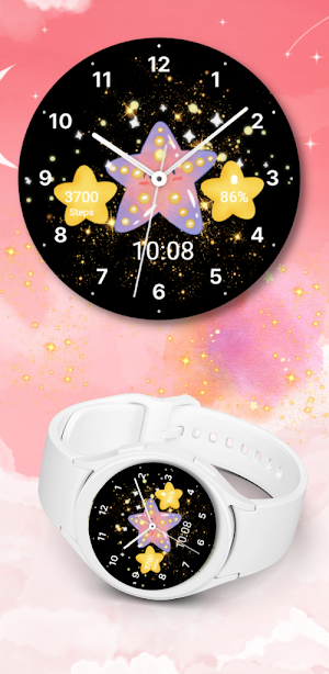 Sky Night watch face theme Screenshot 1