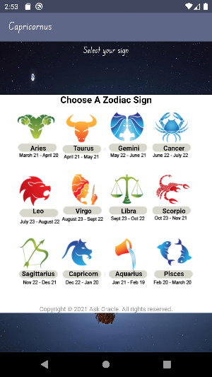 My horoscope, love and more Screenshot 3