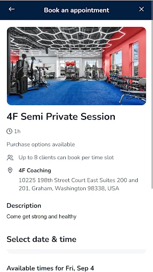 4F Coaching Screenshot 1