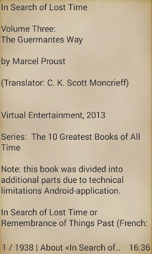 The Guermantes Way Screenshot 1