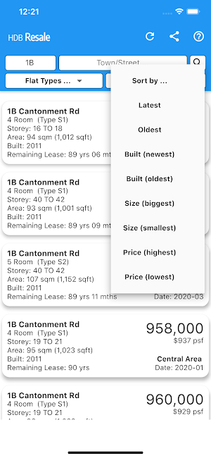 Resale @ SG Screenshot 3