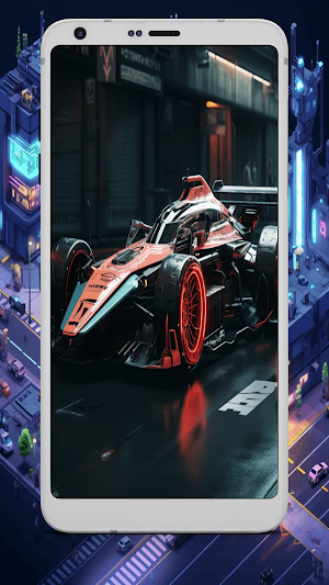 Neon Car Cyberpunk Wallpapers Screenshot 0