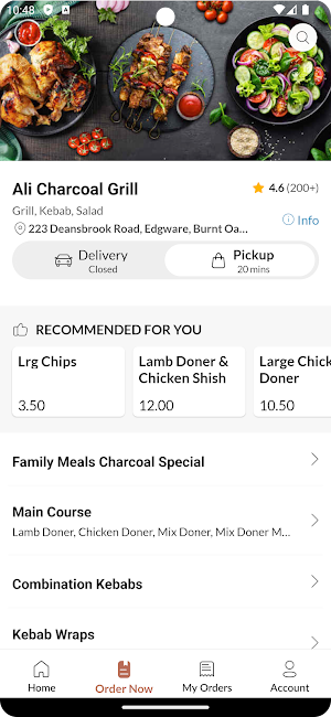 Ali Charcoal Grill Screenshot 2