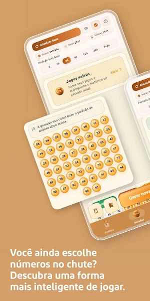 Gerador Lotomania: Visão Screenshot 0