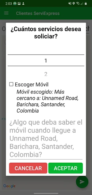 Clientes ServiExpress Screenshot 2