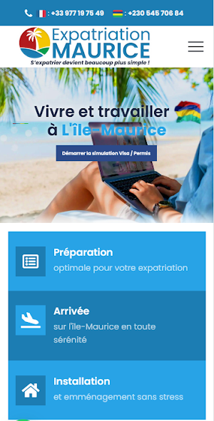 Expatriation Maurice Screenshot 0