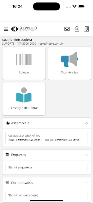 Guerreiro Condomínios Screenshot 2