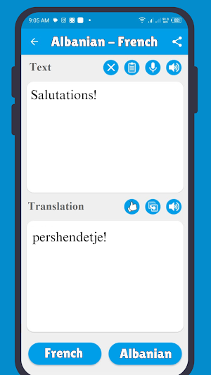 Traduction Albanais Français Screenshot 0