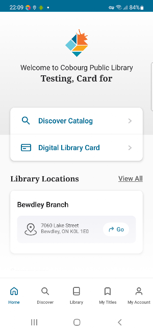 Cobourg Public Library Mobile Screenshot 3