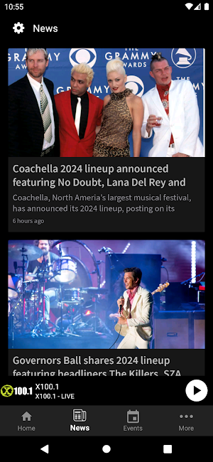 X 100.1 Screenshot 2