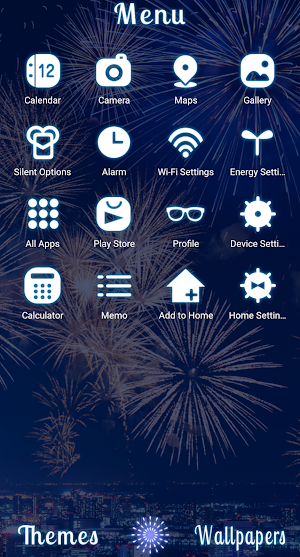 Firework Festival Theme +HOME Screenshot 1