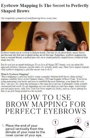 Eyebrows Techniques Tips Screenshot 3
