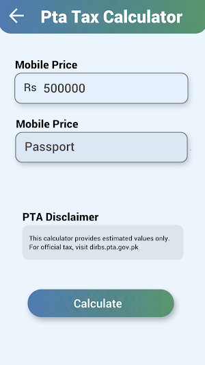 PTEZ Calculator Screenshot 3