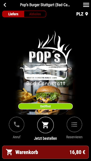 Pop's Burger Stuttgart Screenshot 0