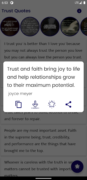Trust Quotes and Sayings Screenshot 1
