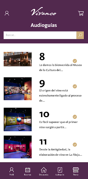 Experiencias Vivanco Screenshot 1