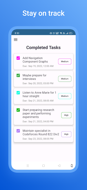 TodoList Screenshot 3