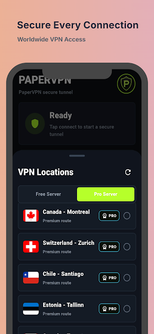 Paper VPN Plus Screenshot 3