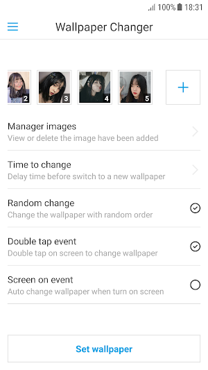Wallpaper Changer (Automatic Change Wallpaper) Screenshot 0